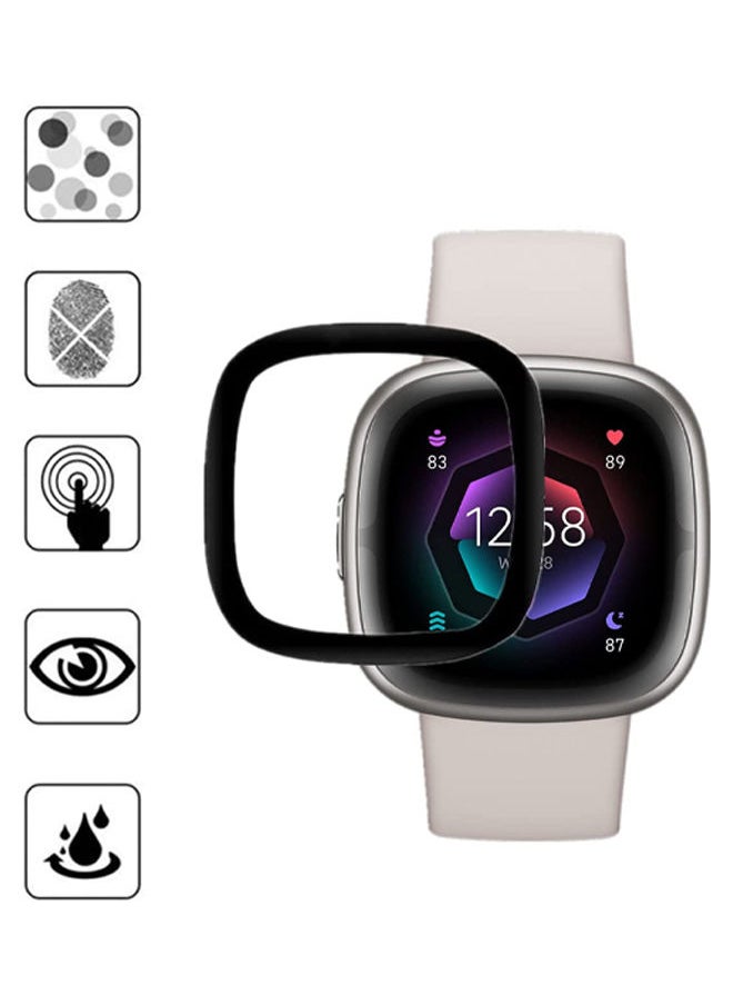 FITME 4 pieces 3D Screen protector For Fitbit Versa 4 / Fitbit Sense 2  - Image 2