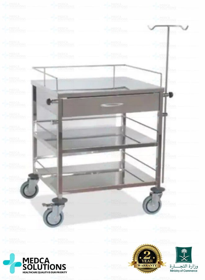 Medca Solutions Trolley with IV Stand - Image 1