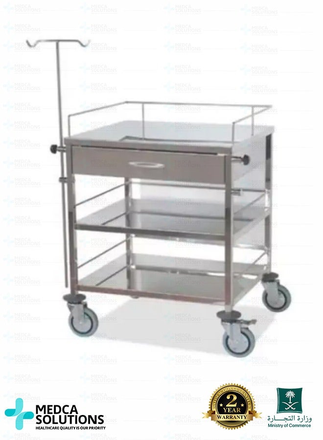 Medca Solutions Trolley with IV Stand - Image 2