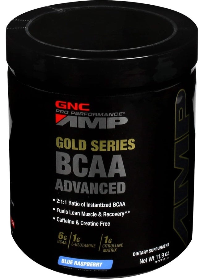 GNC GNC PRO PERFORMANCE AMP GOLD SERIES BCAA ADVANCED-BLUE RASPBERRY - Image 2