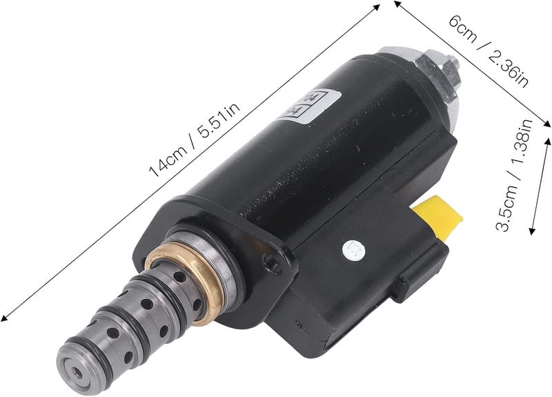 Rotation Solenoid Valve Stainless Steel for Caterpillar E320B E322B E322C, Excavator Solenoid Valve Replacement OEM 116-3526 1163526, Durable Hydraulic Control Valve for Heavy Eq - Image 5