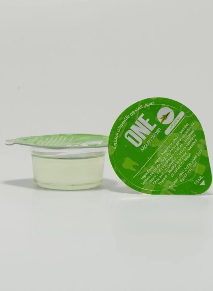 وان ون غسول الفم بالكبسولات المتطورة بنكهة الشاي الأخضر - 20 * 15 مل - Image 4