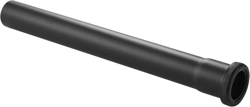 Fipoque Brass Slip Joint Extension Tube 1-1/4” OD x 12” with Nut and Rubber Washer, P Trap Extension Tube, Sink Drain Tailpiece Tube Extension, Matte Black - Image 5