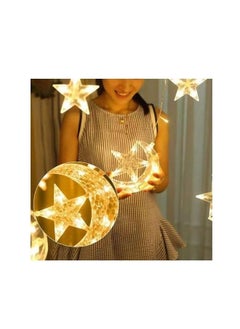 Generic Curtain Star in Crescent -3m -Ramadan Decoration -LED  - Image 4