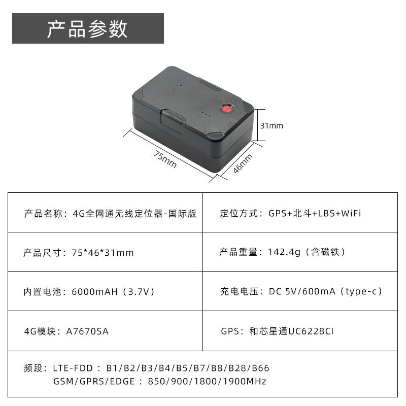 Good Car Tracker Car Tracking Anti-Theft Device Free Of Installation For The Elderly Anti-Lost Gps Locator - Image 3