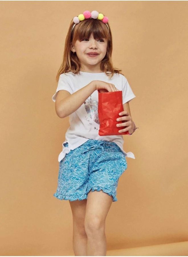 Zippy Shorts for Girls 'Tropical', Blue