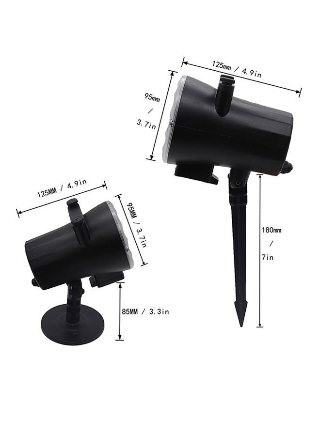 NIBEMINENT Animated Projector Lamp With Remote Control Black 0.65kg - Image 2