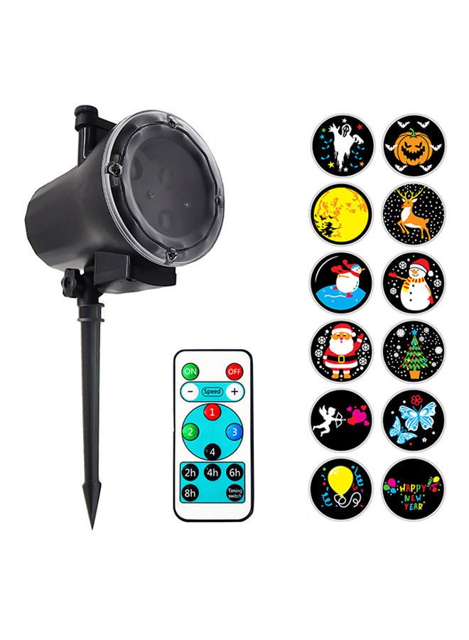 NIBEMINENT Animated Projector Lamp With Remote Control Black 0.65kg - Image 3