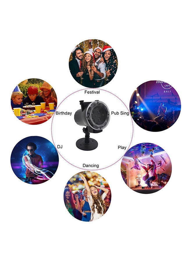 NIBEMINENT Animated Projector Lamp With Remote Control Black 0.65kg - Image 4