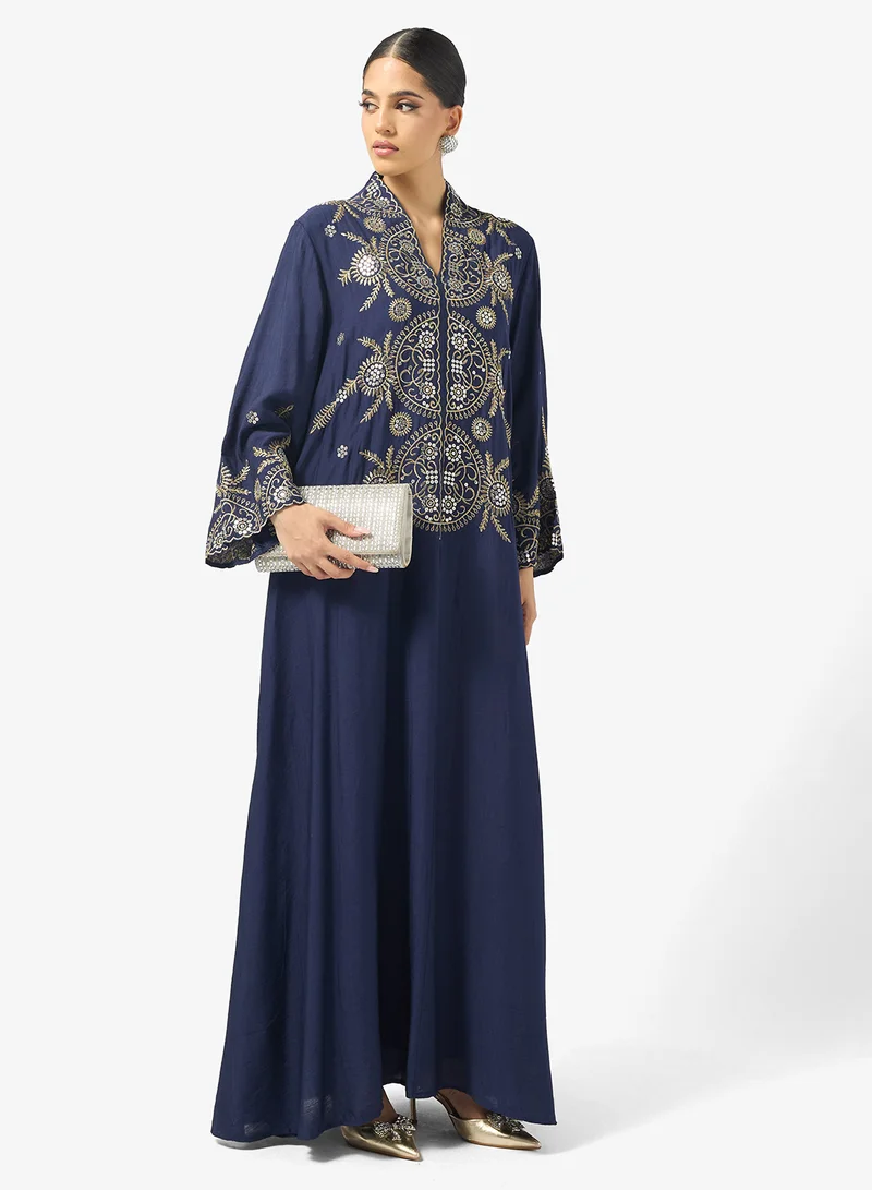 Khizana Embroidered Jalabiya