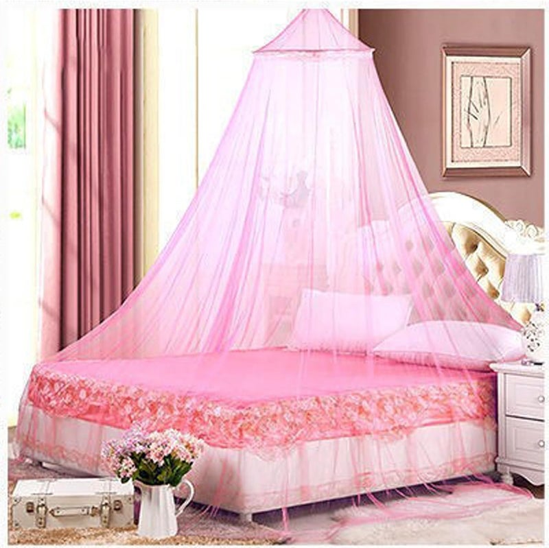 klarako Pop Up Mosquito Net for Queen Size Bed, Net Netting Canopy for Bed, Bed Mosquito Net Mosquito Net Netting Canopy for Bed Insect Repellent Shield Thin Mesh Net Lets Breeze in and Bugs Out - Image 1