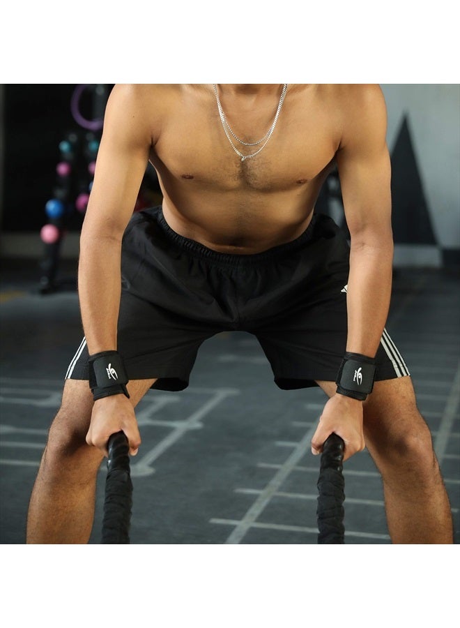 HiRui 2 PACK Wrist Compression Strap and Wrist Brace Sport Wrist Support for Fitness, Weightlifting, Tendonitis, Carpal Tunnel Arthritis, Pain Relief-Wear Anywhere-Unisex,Adjustable - Image 3