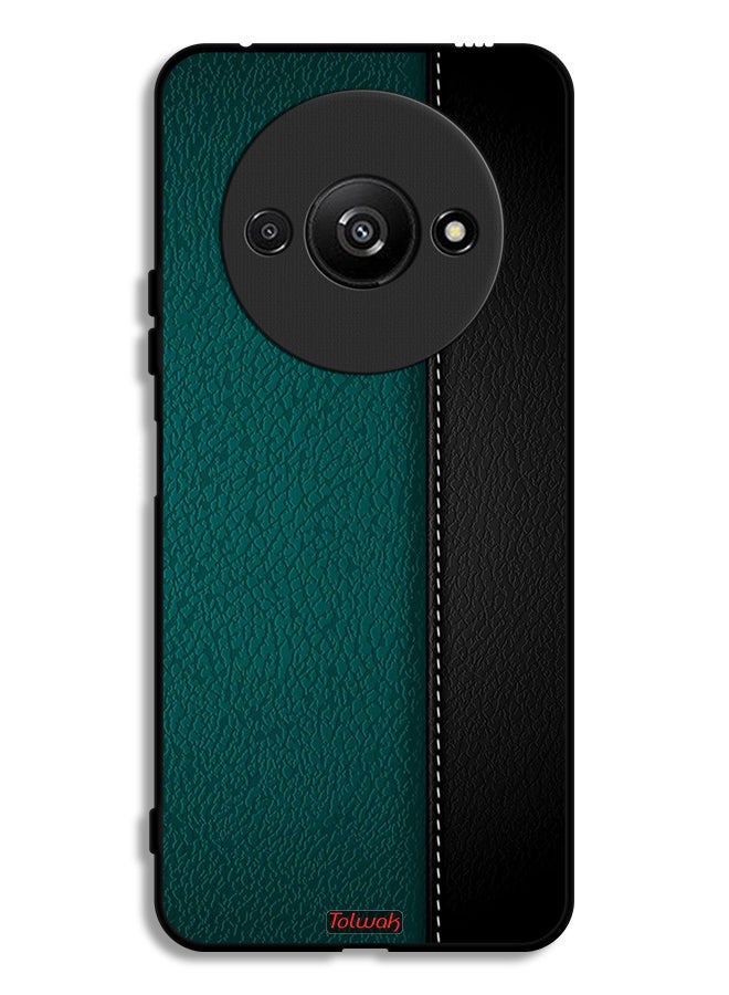 Tolwak Xiaomi Redmi A3 4G Protective Case Cover Leather Pattern - Image 1