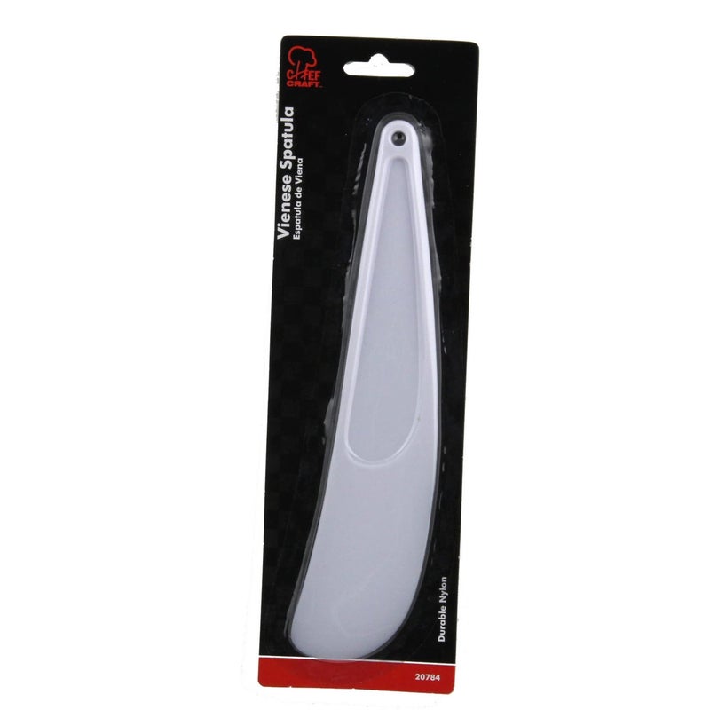Chef Craft Select Plastic Viennese Baking Spatula, 9.25 inches in Length, White - Image 3