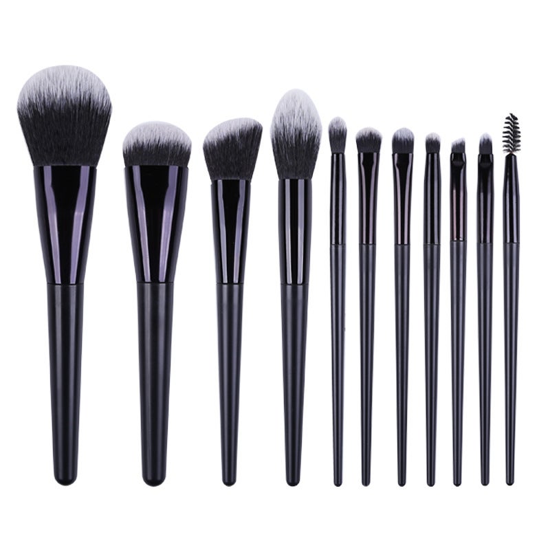 Eyeshadow Blush Loose Powder Eyeshadow Brush and other professional makeup brushes 11 makeup brush sets (including loose powder brush, smudge brush, grooming brush, blush brush, smudge brush, eyeshadow brush, etc.) - Image 5