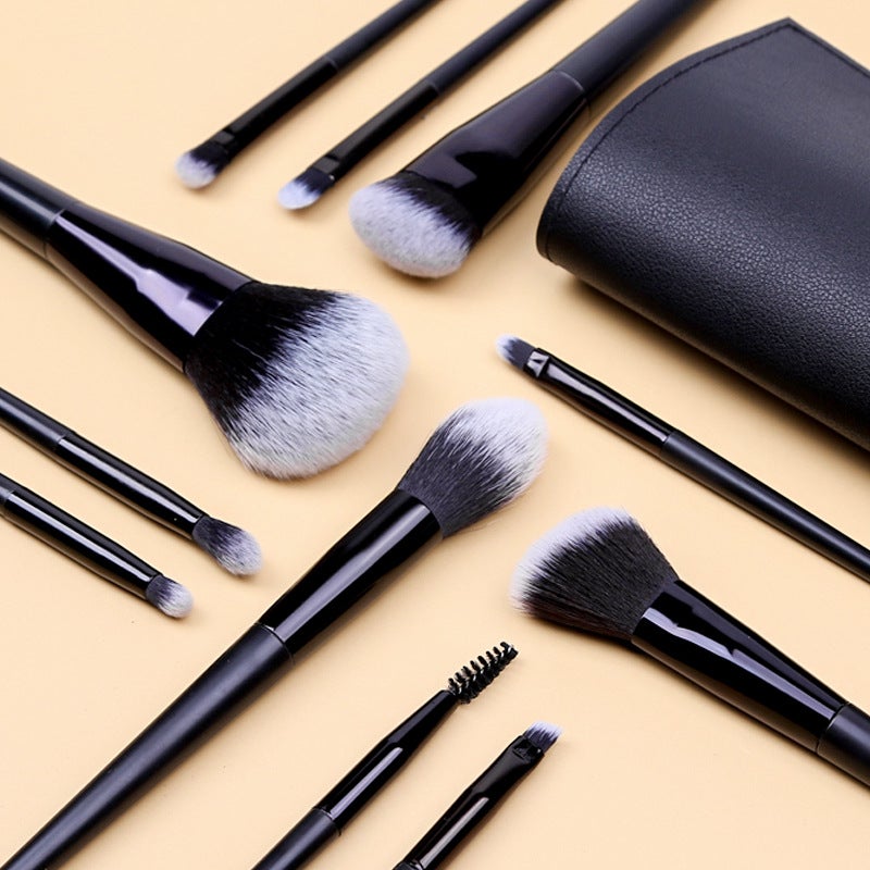Eyeshadow Blush Loose Powder Eyeshadow Brush and other professional makeup brushes 11 makeup brush sets (including loose powder brush, smudge brush, grooming brush, blush brush, smudge brush, eyeshadow brush, etc.) - Image 2