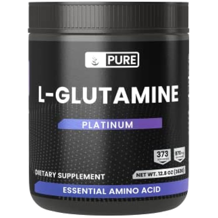 Pure Original Ingredients L-Glutamine Powder, (12 oz), Natural Amino Acid, Flavorless, Always Pure - Image 1