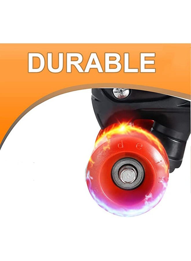 Generic Kids Unisex Four Wheel Roller Skating Shoes M ( 35-38)cm  - Image 3