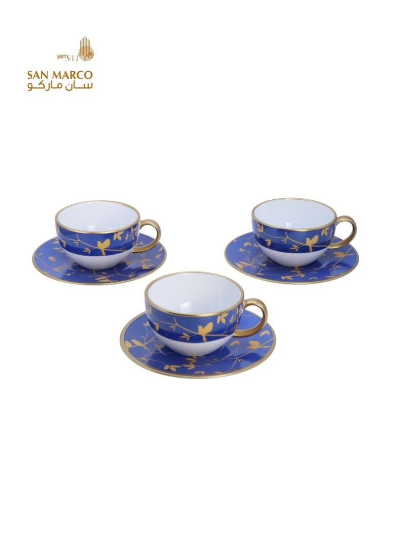 San Marco Royal Sapphire Tea Set – 12 Pieces - Image 2