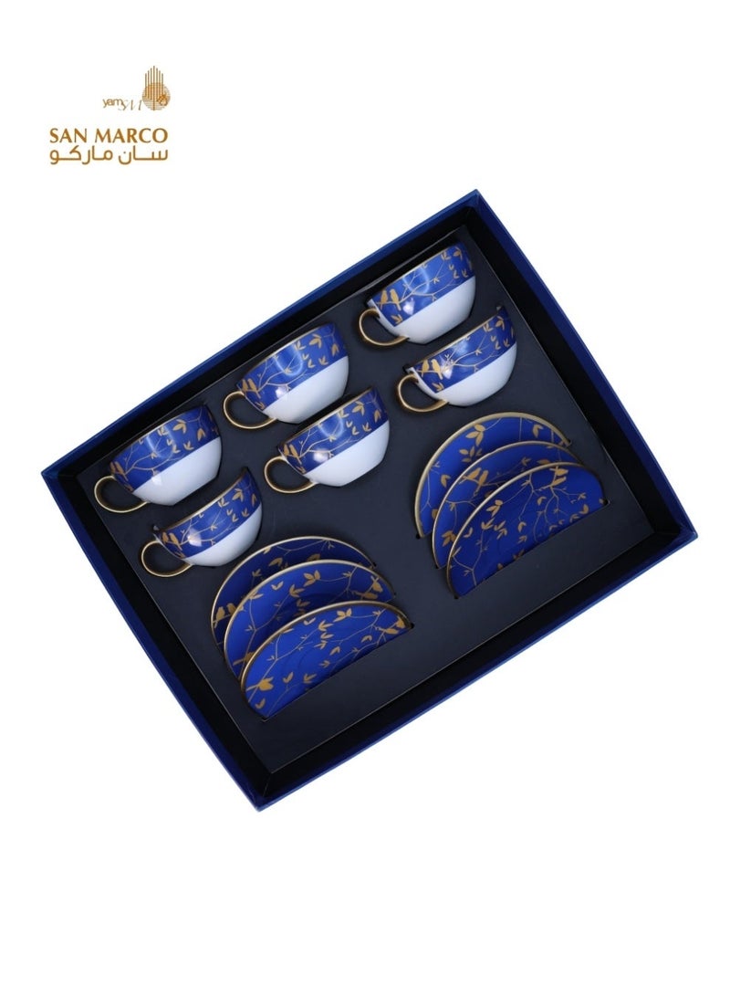 San Marco Royal Sapphire Tea Set – 12 Pieces - Image 1
