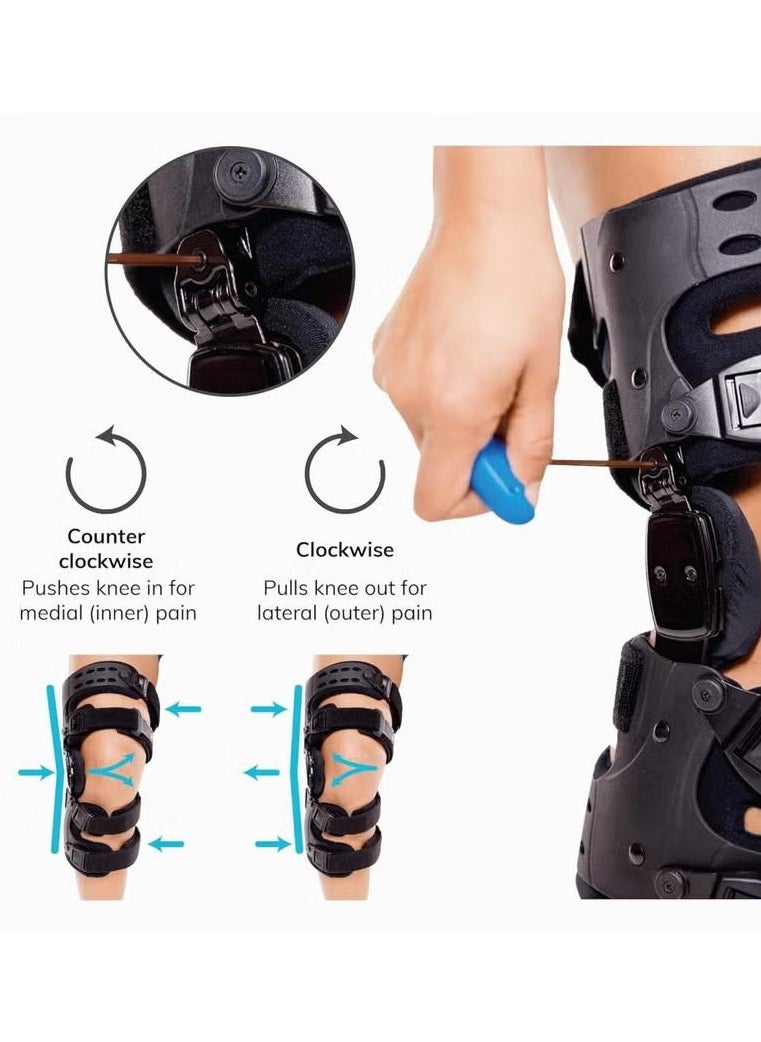Unloader Knee Brace Suitable for Bone-on-bone Knee Osteoarthritis Rheumatoid Arthritis Knee Joint Pain and Degenerative Conditions