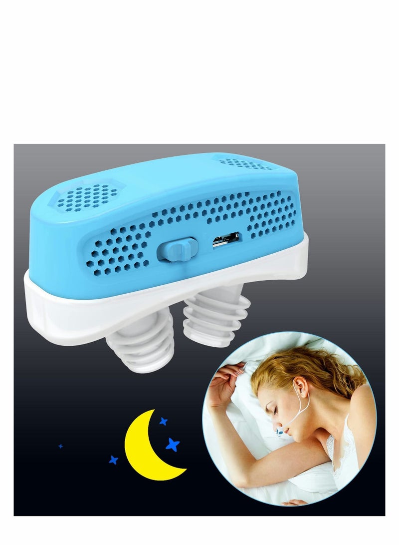 KASTWAVE سدادة الأنف لمنع الشخير، حل الشخير، سدادة الأنف، أداة توسيع الأنف، أداة إيقاف الشخير، مساعدة النوم للنساء والرجال (أزرق) - Image 1