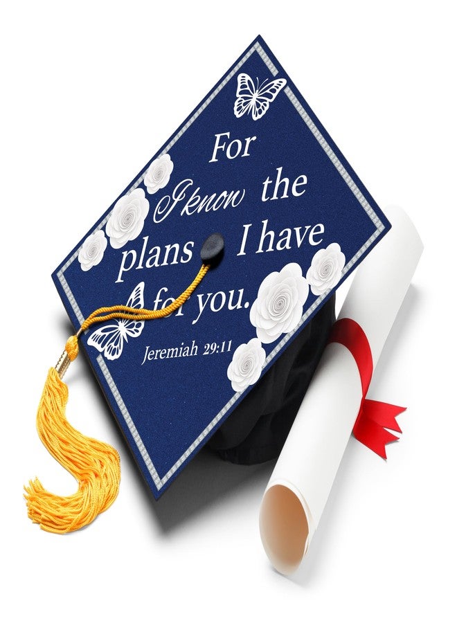 ADVANSYNC For I Know the Plans I Have for You... Graduation Cap Topper - Image 1