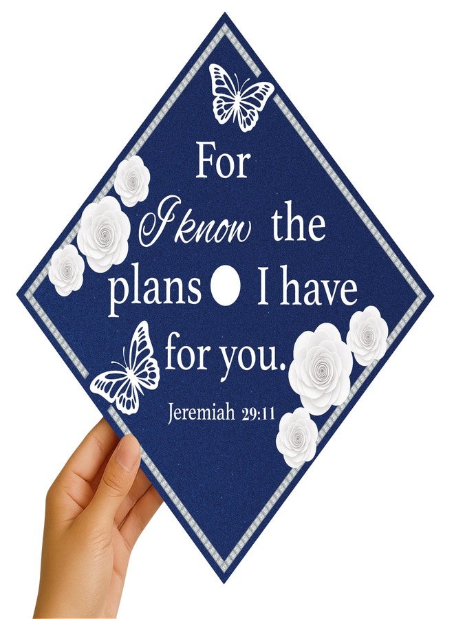 ADVANSYNC For I Know the Plans I Have for You... Graduation Cap Topper - Image 2