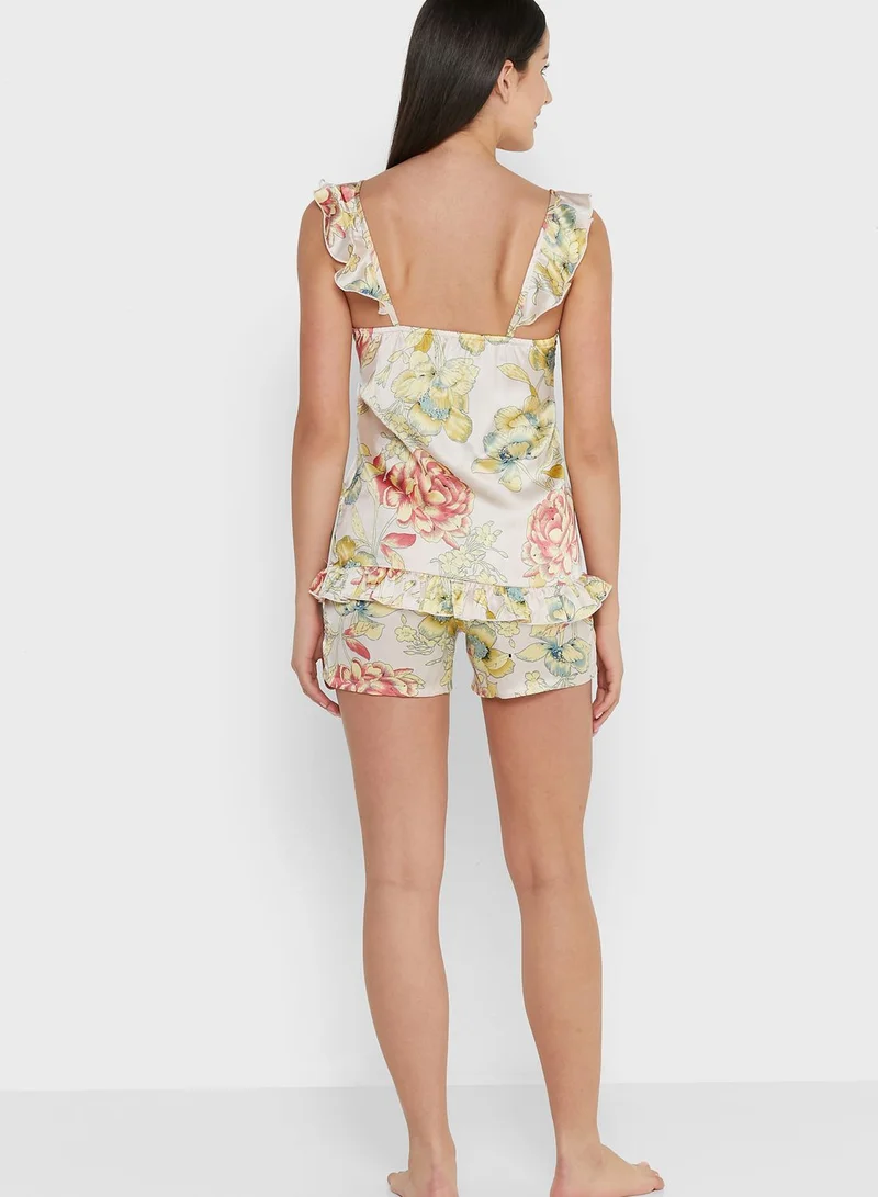 ELLA Printed Shorts Set