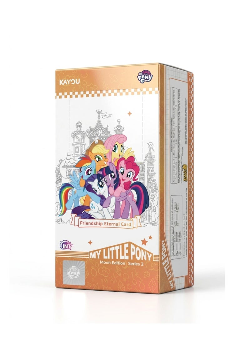 Kayou My Little Pony Moon Edition S2 - Box (50 Cards) - Booster Pack Collectible Trading Cards 10 pack Box - Image 1