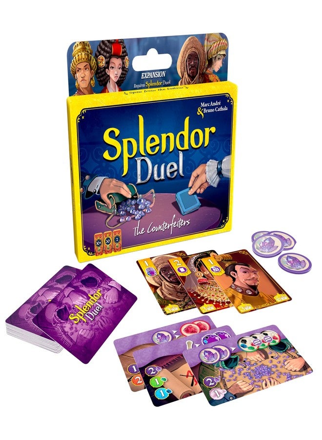 أسمودي لعبة Splendor Duel: The Counterfeiters توسعة لعبة الطاولة - Image 2