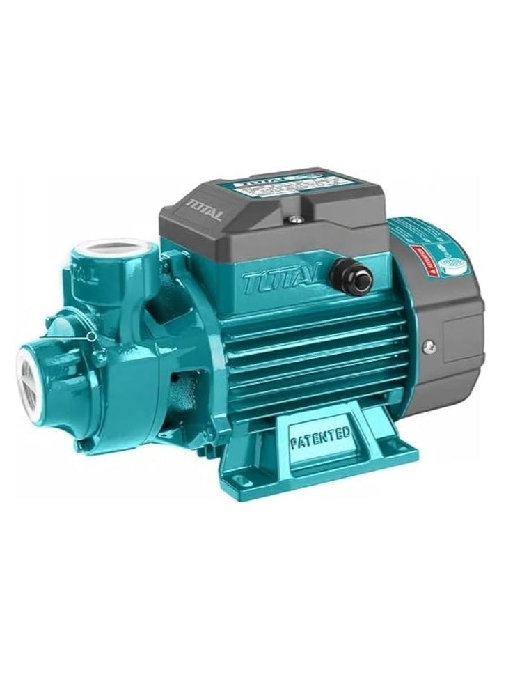 TOTAL TOTAL Water Pump 1"x1", 370W- TWP137016, Peripheral Pump for Pool, Garden, and Water Supply - 220-240V, 0.5HP, Max Flow 30L/min, Max Head 30m, Aluminum Wire Motor, Brass Impeller - Image 2