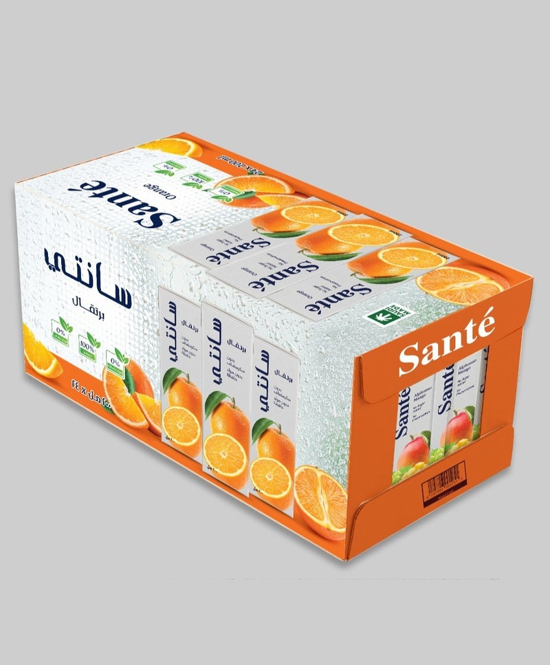 Santè Zero Sugar Premium Orange Juice 200mlx24 - Image 1