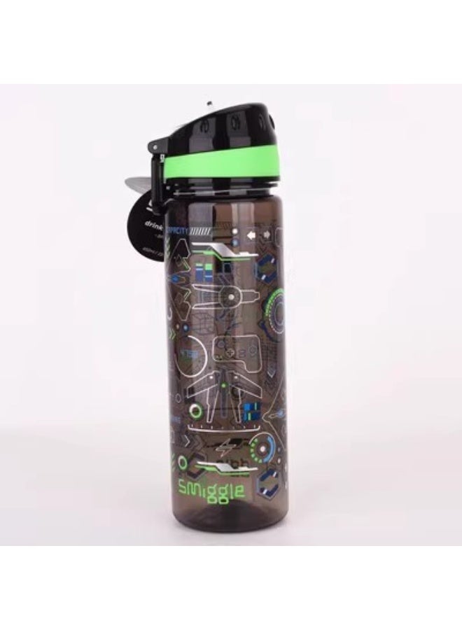 Smiggle Australia Smiggle Kids Straw Water Bottle - Large Capacity Portable Cup