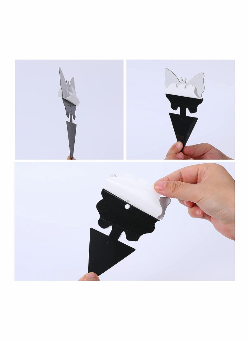 SYOSI Sticky Trap Fruit Fly and Gnat Trap Sticky Bug Traps Fungus Traps for Indoor/Outdoor Insect Catcher for White Flies Mosquitoes Fungus Gnats Lying Insects (24 Pieces Black) - Image 3