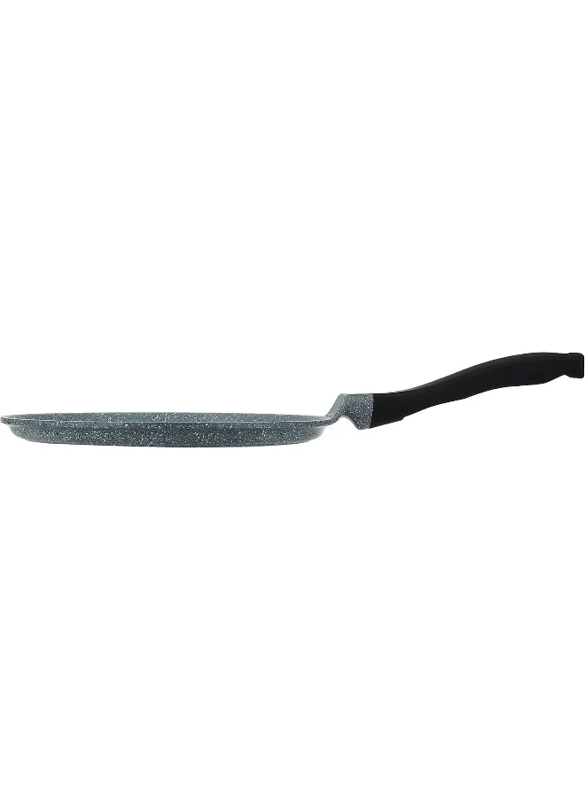Prestige Prestige Cast Aluminium Speckled Tawa 26 CM | Long Lasting Non Stick Coating | Non Slip Bakelite Handle | Aluminium Induction base | Induction Compatible-Grey