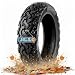MZBZYU 35010 Knobby Tire for Scooter with BoneShaped Treads AntiEdge Skid Off Road 350 10 Tubeless llantas with Valve Stem Thickened WearResistant AntiSkid Pneu 3510 58G 8 PR 300KPA Neumaticos - Image 2