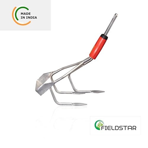 Fieldstar Multi Star Culti-Weeder Without Handle (Silver, Weeder - Made in India) - Image 2