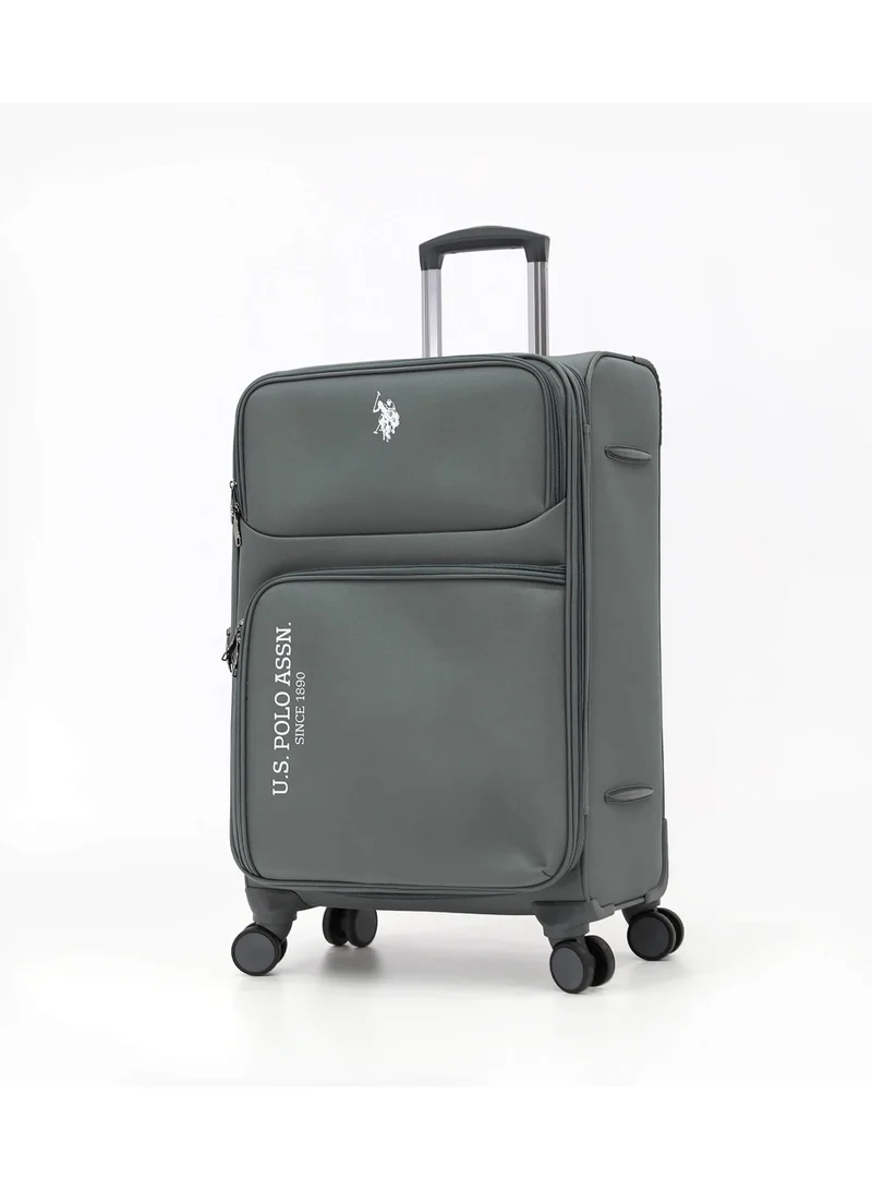 U.S. Polo Assn. U.S. Polo Assn. 3-Piece Softshell Luggage Set | 20" 24" 28" Spinner Suitcases with TSA Lock - Complete Travel System