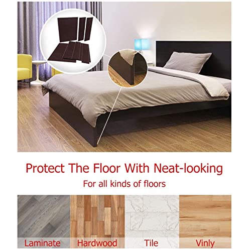 Royalkart® Furniture Felt Pad Sheet, 30cmx21cm | Anti-Slip Strong Adhesive Cuttable Furniture Pads | Noise Reduction Floor Protector for Hardwood Floors, Tiles, Chair, Dining Tables (Brown- Pack of 1) - Image 3