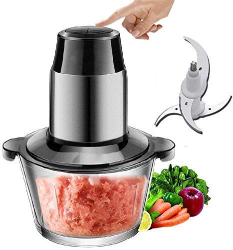 JENY JENY Electric Meat Grinders with Bowl 400W Heavy for Kitchen Food Chopper Meat Vegetables Onion Garlic Slicer Dicer Fruit Nuts Blender 4 Detachable Stainless Steel Blades Fast Slow 2 Speeds  - Image 1