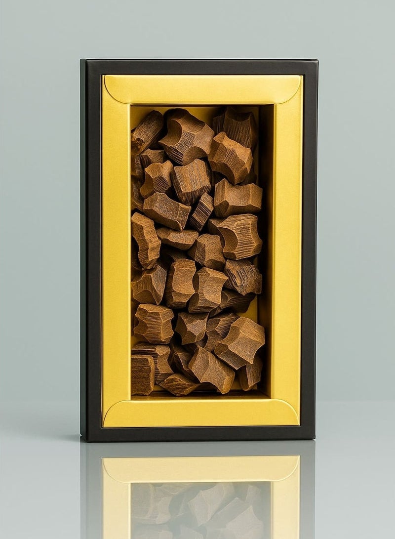 Gulf Oud Indonesian Farasha Oud Mohassan Quality Premium Oud Agarwood 30g - Image 1