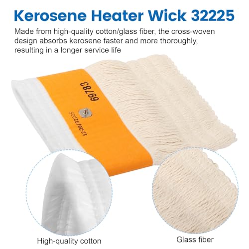 QCG 32225 Kerosene Heater Replacement Wick - Compatible with Kero World KW-24C, DuraHeat DH-2300, Dyna-GLO CV-2300/RMC-95C, Envirotemp & Keroheat CV-2300 - Kerosene Convection/Radiant Heaters Wick - Image 4