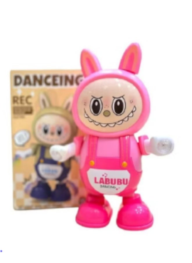 Monster Interactive Labubu Dancing Robot – Voice Recording, Musical Moves, and Vibrant LED Lights