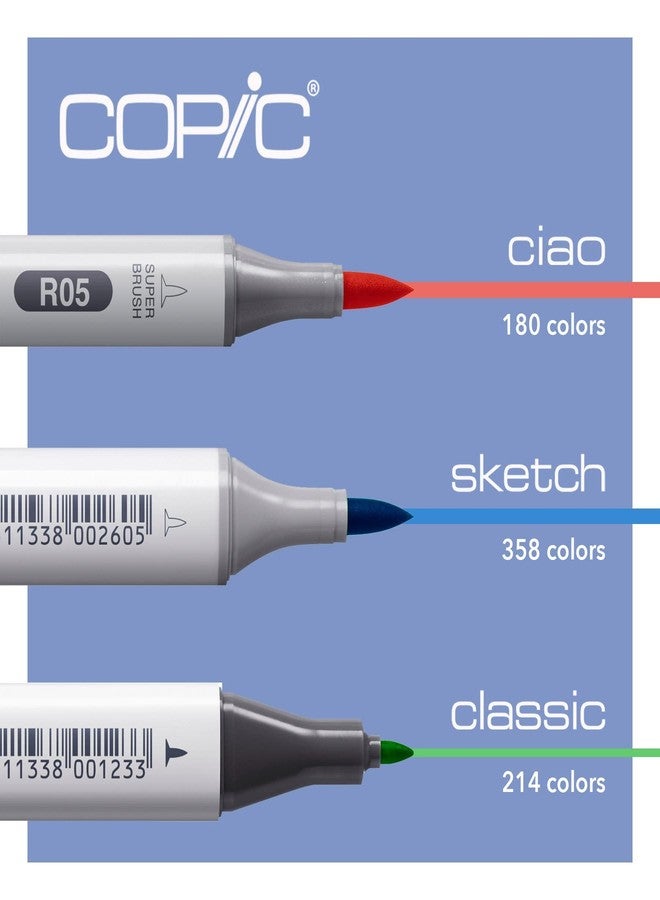 Copic Ciao, Alcohol-based Markers, 6pc Set, Brights - Image 3
