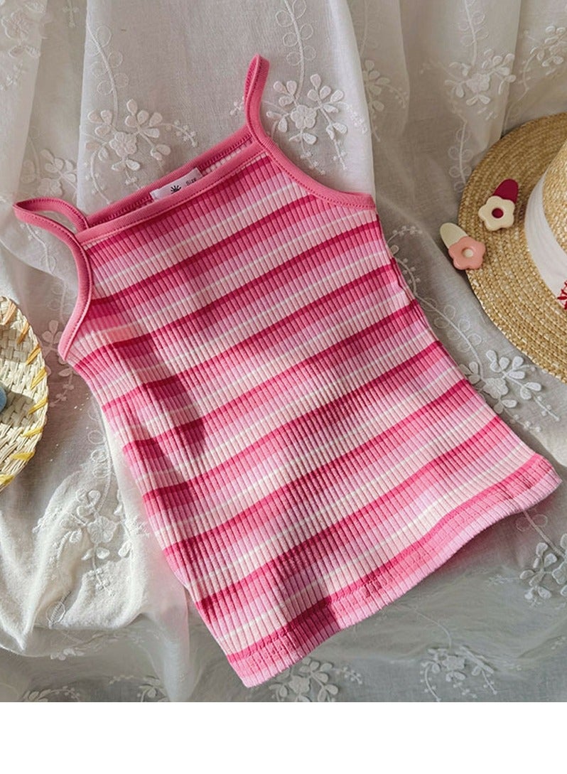 Loquat Girl's Stripes Camisole Tank Top Undershirt 