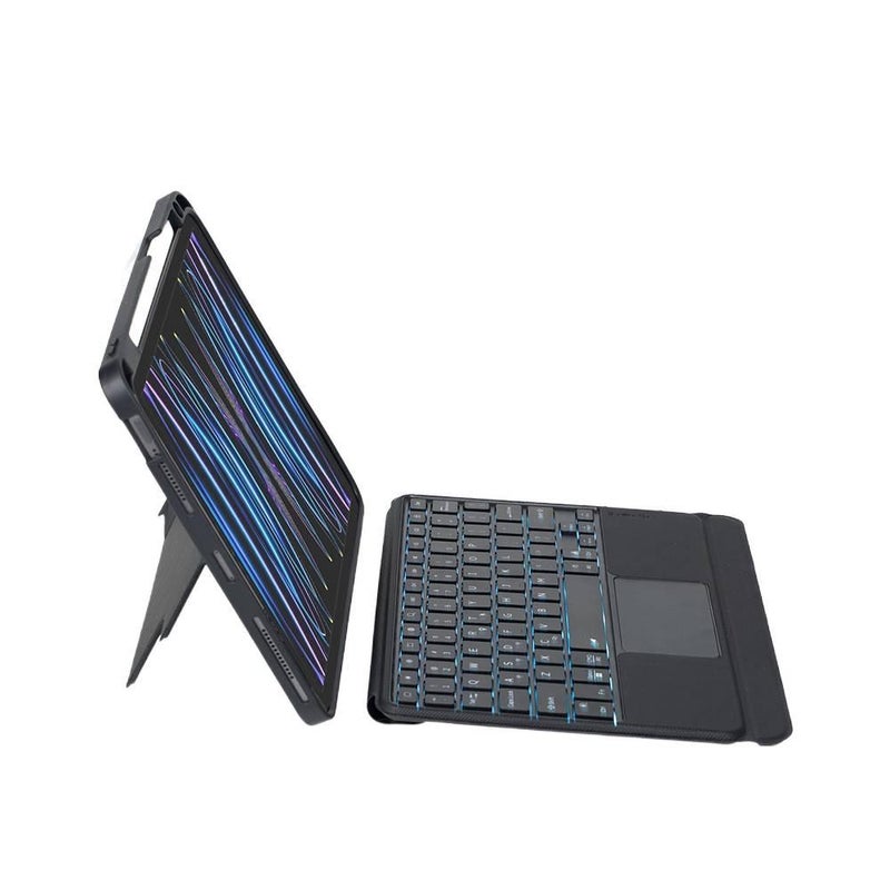 DGG حافظة آيباد متوافقة مع iPad Pro 13 / iPad Air باللون أسود باللون الأسود - Image 3