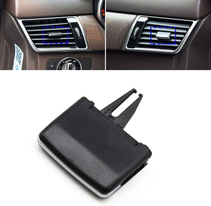 Goodithy Dash Left Right Air Vent Clip Tab, Front Rear AC Vent Grille Paddle Clip Repair Kit for Mercedes Benz GL ML GLE GLS W166 W292 2012 2013 2014 2015 2016 2017 2018 2019 (Front Left/Right 1pc) - Image 1