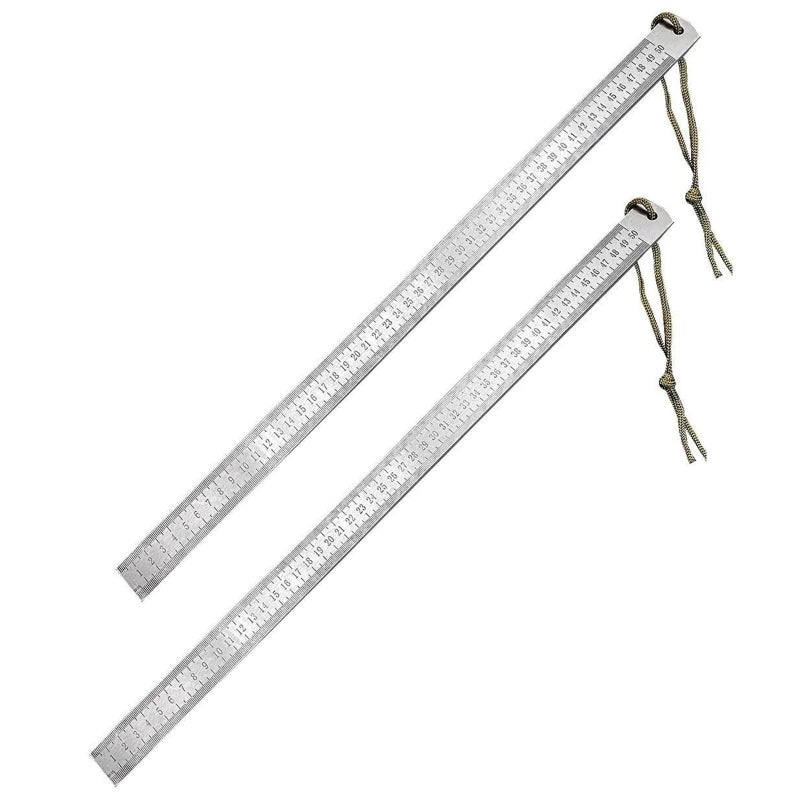 53CM 4MM thick stainless steel ruler, student drawing/engineering drawing/manual/office high-precision measurement tool - Image 4