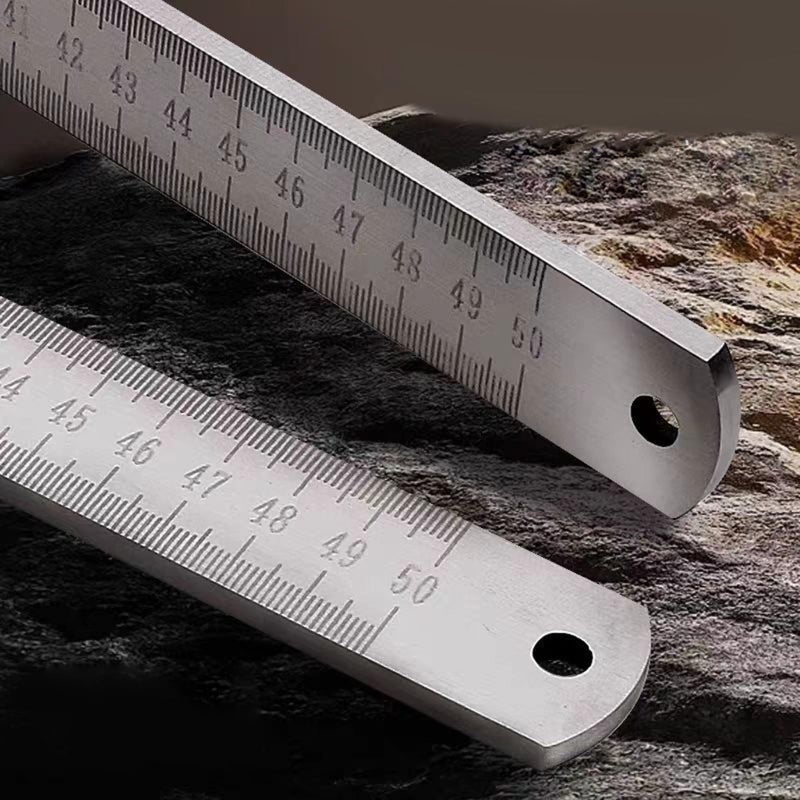 53CM 4MM thick stainless steel ruler, student drawing/engineering drawing/manual/office high-precision measurement tool - Image 5